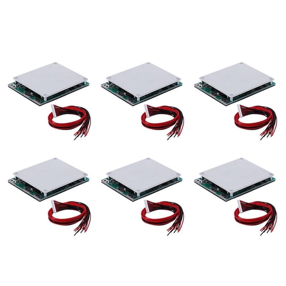 6X 16S 60V 20A Protection Board Li-Ion Lithium 18650 Battery BMS PCB Protection Board with Balance for E-Bike