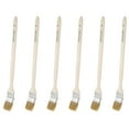 thumbnail image 1 of 6X 2 Inch Wide Wooden Handle Metal Ferrule Faux Bristle Radiator Brush, 1 of 8