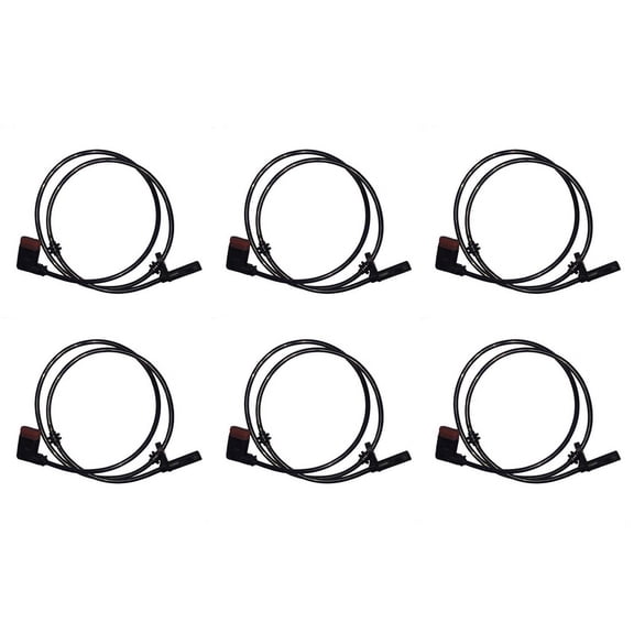 6X 2045400317 ABS SENSOR REAR LEFT RIGHT for C-CLASS W204 C204 S204 01.2007