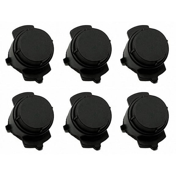 6X 2058840074 Park Sensor Blank Cover for W166 W221 W205 W204 W212 W252 Front Bumper Electric Eye Cover,6 x Park Sensor Blank Cover,black