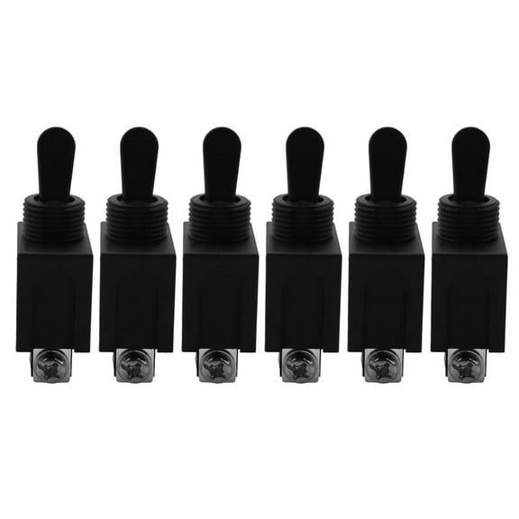 6X 250V ON/OFF Position Toggle Switch for Angle Grinder,6 x Toggle Switch,black