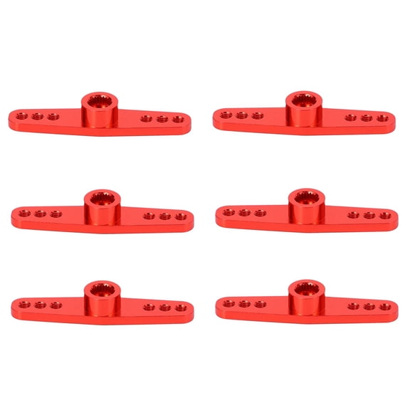 6X 25T Steering Servo Arm Horn Metal Parts Double Steering Arm for Futaba