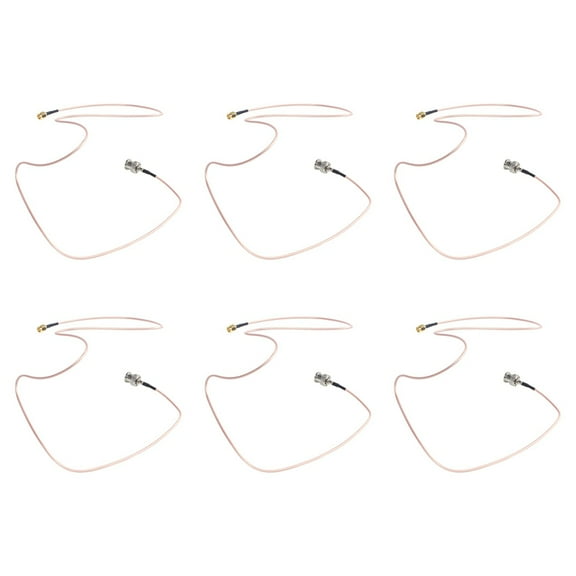 6X 3 Feet SMA Male Plug to BNC Male RF Pigtail Jumper Caxial Cable RG316 1m