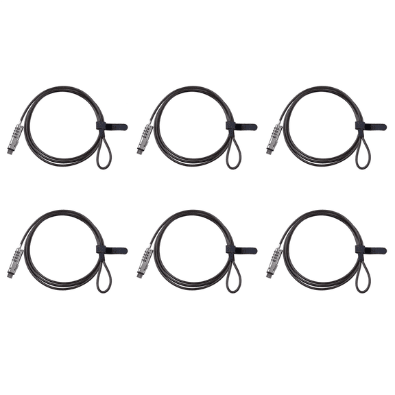 6X 4 Digital Universal Lock USB Laptop Security Cable Lock for Computer