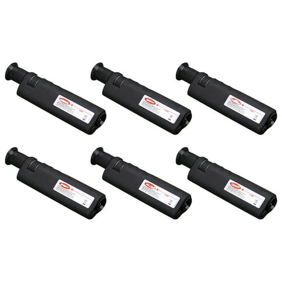 6X 400X Magnification Optical Fiber Inspection Microscope with SC LC E2000 Universal Adapter for Fiber Cleaning