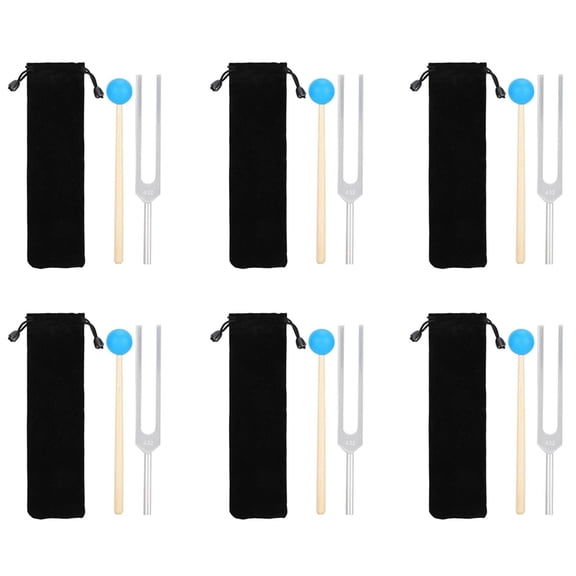 6X 432 Hz Tuning Fork Sound Healing Instruments Clinical Grade Nerve/Sensory