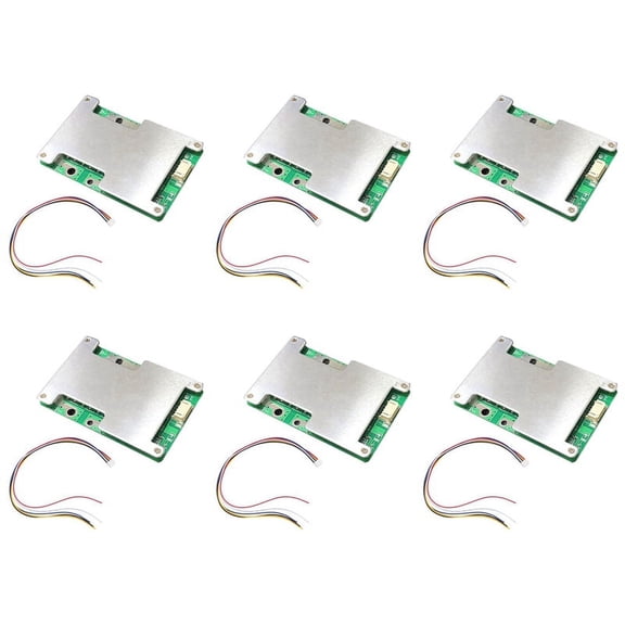 6X 4S 12V 100A LiFePO4 Lithium Battery Protection Board with Power Battery Balance/Enhance PCB Protection Board
