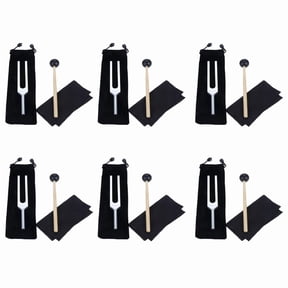 6X 528 Hz Tuning Fork, Silver Tuning Forks 528 Hz for Musical Instrument, , Relaxation