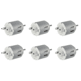 thumbnail image 1 of 6X 6-12V 3000 RPM Cylindrical DC Shaft Motor for Smart Cars, 1 of 4