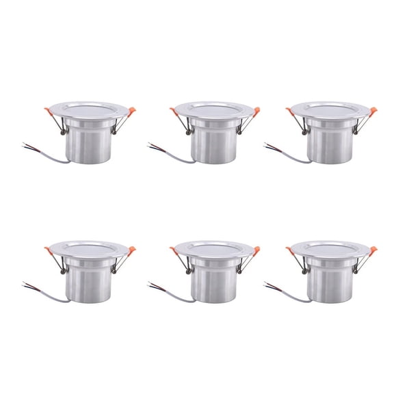 6X 8Ohm 10W Bathroom Ceiling Speaker Background Music System Moisture-Proof Aluminum Can Fashion In-Ceiling Speaker