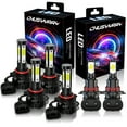 thumbnail image 1 of 6X 9005 9006 LED Headlight Hi/Lo Beam 9006 Fog Light Bulbs Kit White For Toyota Sienna 2006-2009, 1 of 10