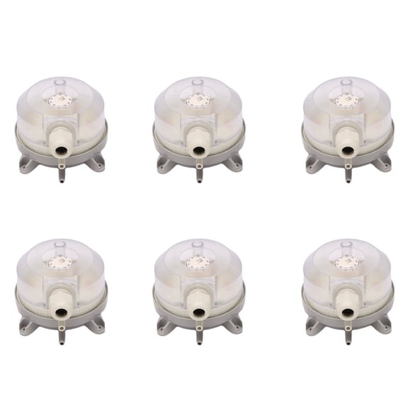 6X Air Differential Pressure Switch 30-300Pa 1K-5Kpa Adjustable Micro- Pressure Air Switch