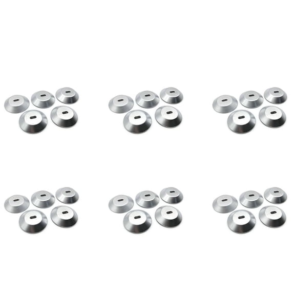 6X Anchor Plate Adhesive Security Plate with Slot for Cables to Lock Down Laptops, Tablets, Monitors, Smart Phone