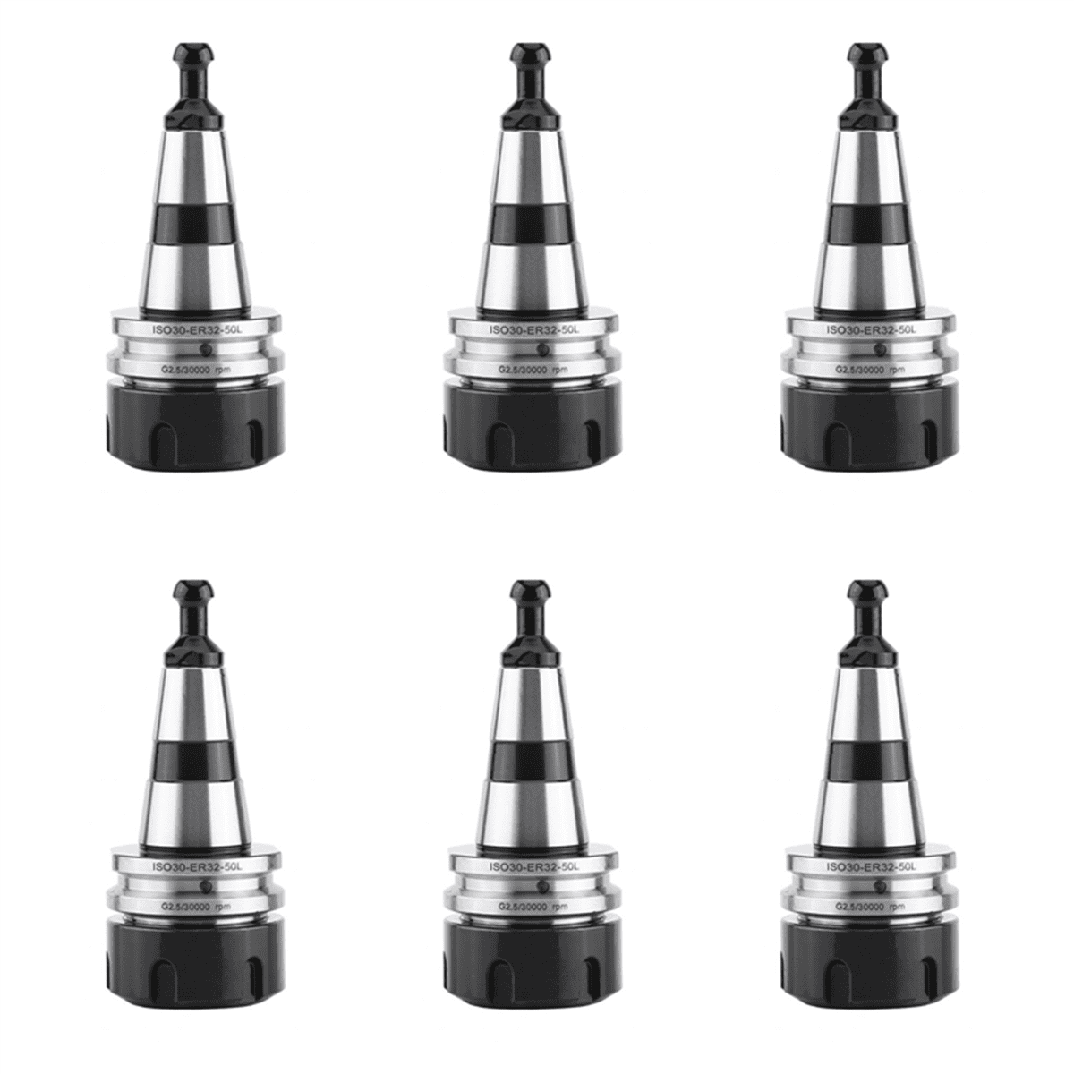 6X Balance Chuck ISO30 ER32 50L Balance Collet Lathe Chuck G2.5