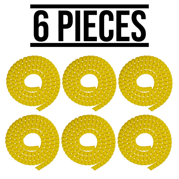 6X Barber Spiral Wrap 10 ft Clipper & Trimmer Wire Protector Cover Guard Cable