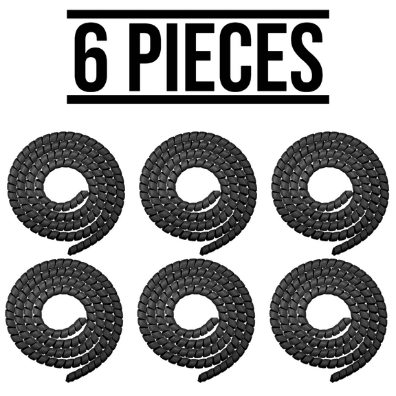 6X Barber Spiral Wrap 10 ft Clipper & Trimmer Wire Protector Cover Guard Cable