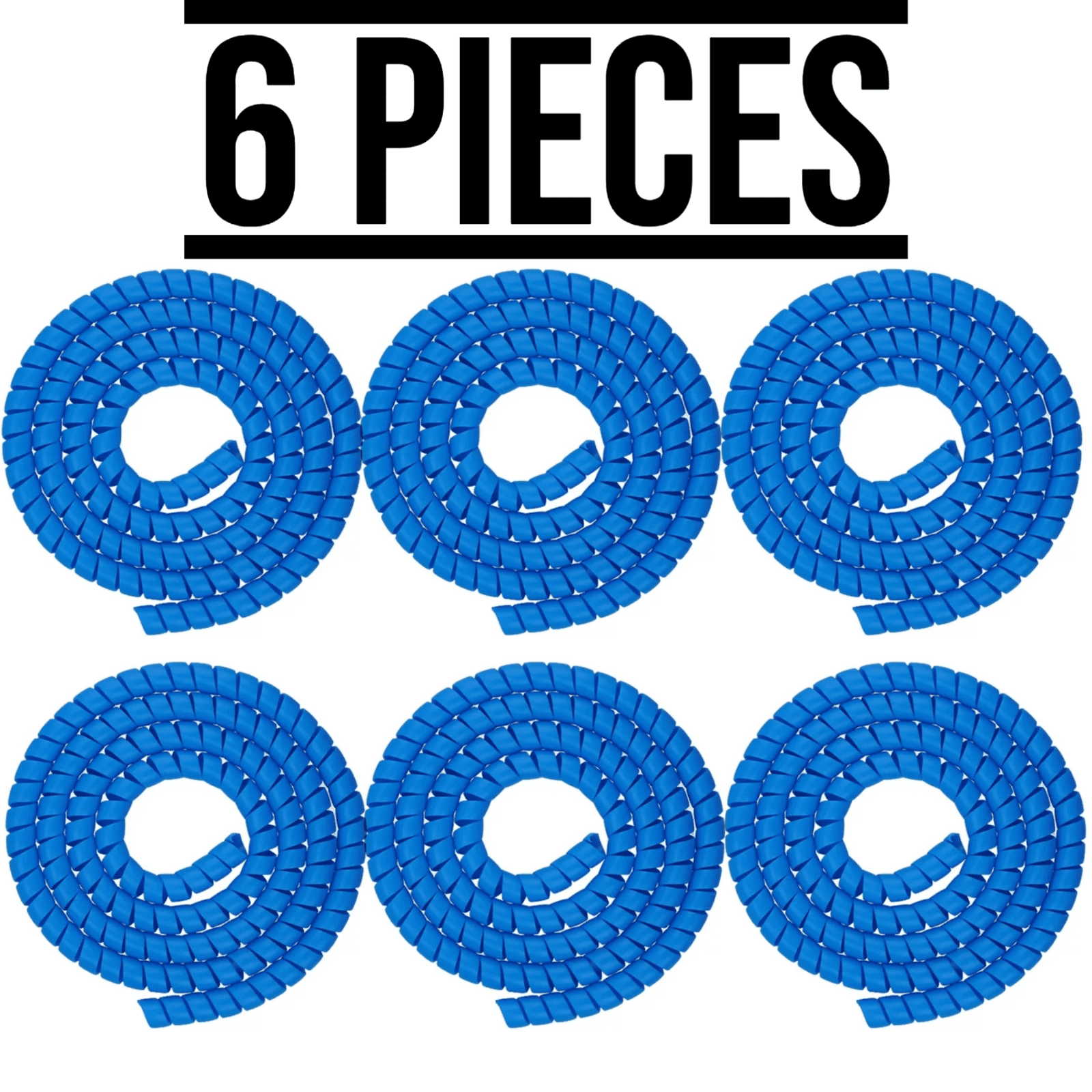 Clipper Wraps 6X Barber Spiral Wrap 10 ft Clipper & Trimmer Wire Protector Cover ...