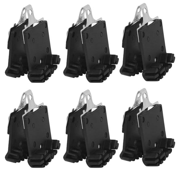 6X Brake Pads Hydraulic Disc Brake Metal Cooling Fin Ice Tech for XTR XT Deore for Mountain Bike Accessories,6 x Brake Pads,Black