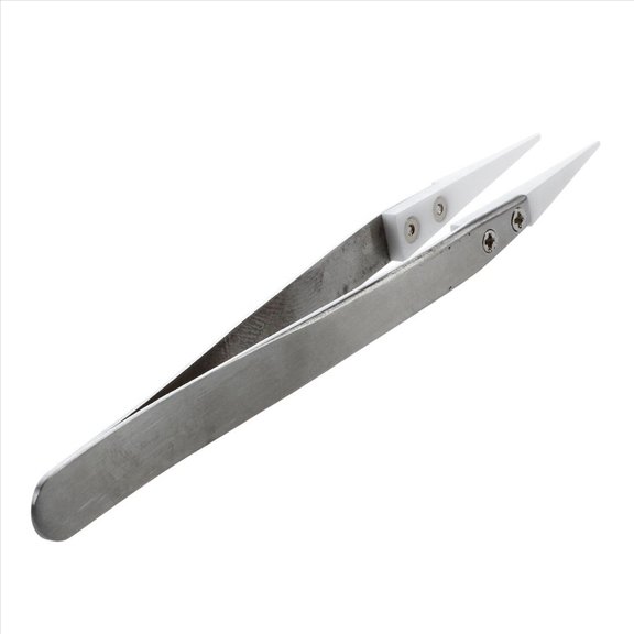 6X Ceramic Tweezers - Heat Resistant - Pointed Tip