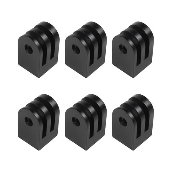 6X Cnc Aluminum Mini Tripod Mount Outdoor Sports Camera Base Adapter for All 1/4 Inch Screw Monopod Accessory