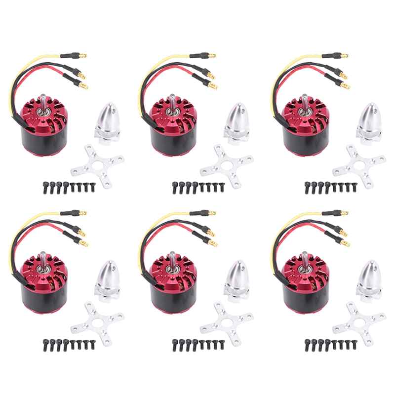 6X D4250 800KV 3-7S Brushless Motor for RC FPV Fixed Wing Drone ...