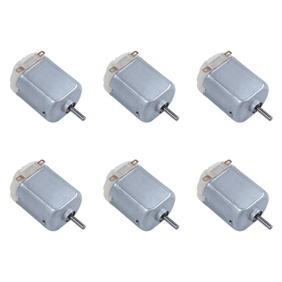 6X DC 1.5V - 3V Mini Electric Motor 18000 RPM, DIY Toy Hobby