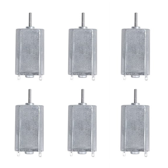 6X DC3-12V 29712RPM RC Hobby Aircraft High Speed Magnetic 180 Micro-Motor,6 x DC Motor,silver