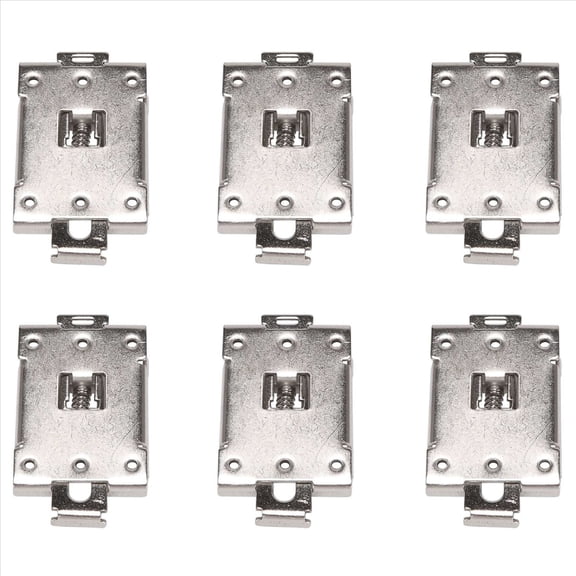 6X DIN Rail Mount Bracket Equipment Rack G3NE G3NA Electrical for SSR R99-12 Fins