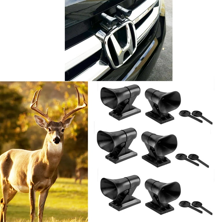 Frienda 6 Pieces Deer Whistle Save a Deer Whistles Avoids Collisions, Deer  Whistles for Car Deer Warning Devices Animal Alert for Cars and Motorcycles