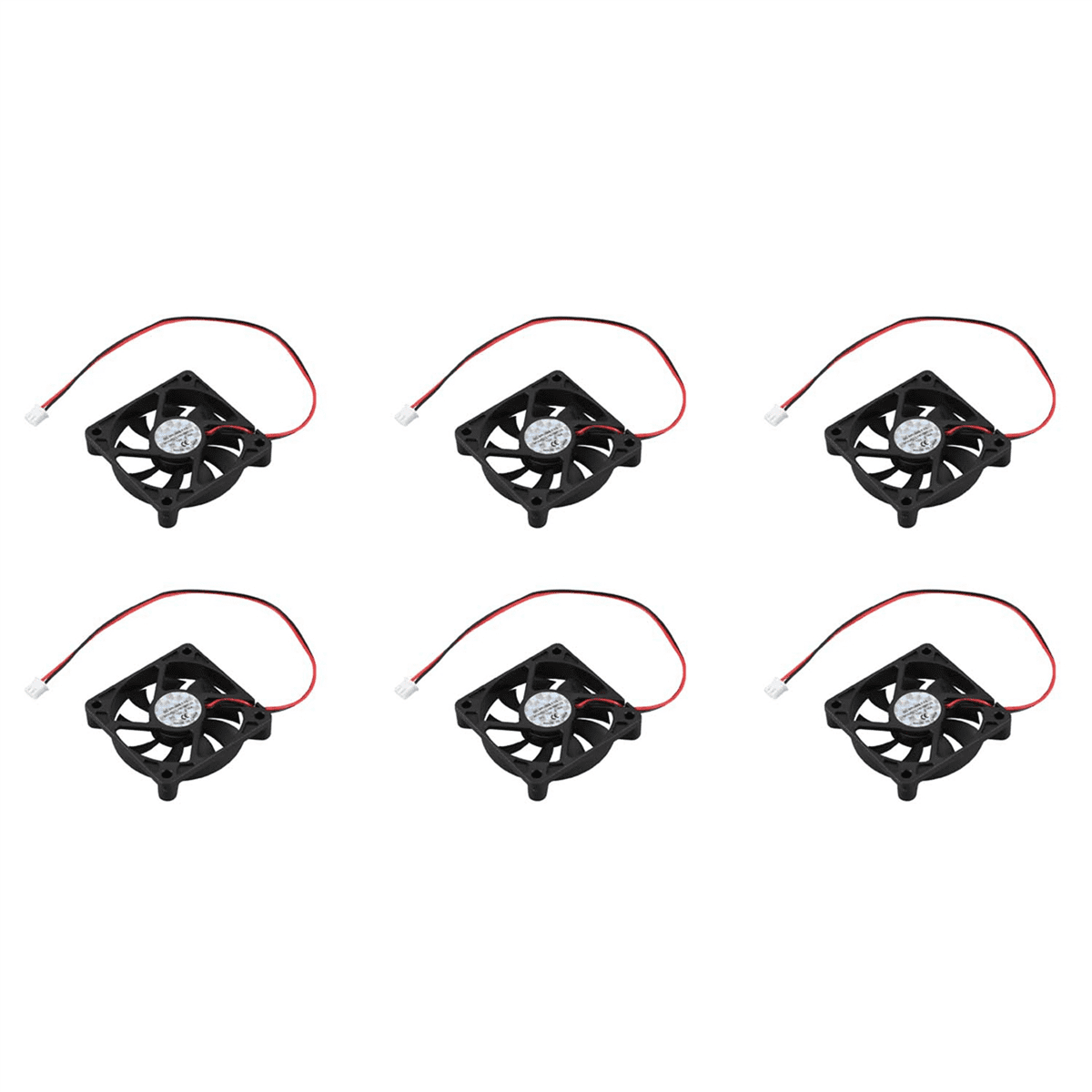 6X Desktop PC Case DC 12V 0.16A 60mm 2 Pin Cooler Cooling Fan - Walmart.com