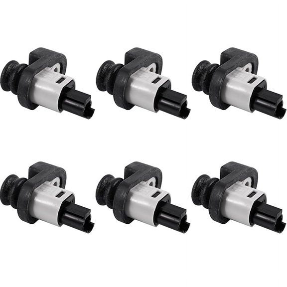 6X Door Light Switch One Pin for Patrol Y60 Y61 25360-10V00,6* Door Light Switch,Black & grey