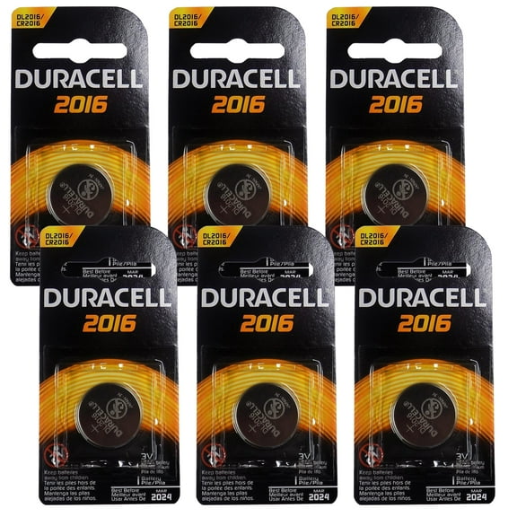 6X Duracell 3V Lithium Coin Battery Compatible with 5000LC, 280-202/4/6, SB-T11