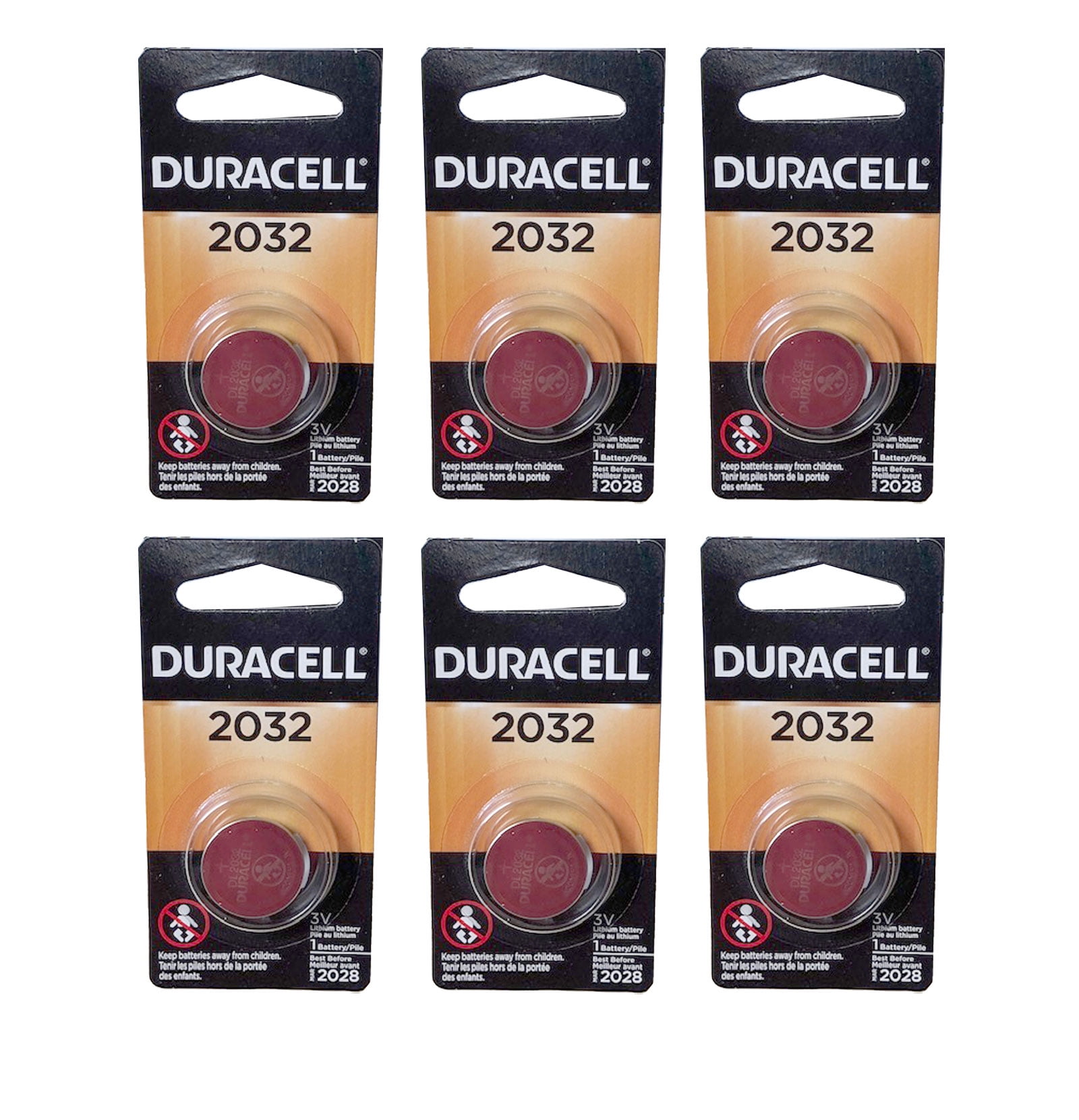 12 x Duracell CR2032 3V Lithium Coin Cell Battery 2032, DL2032, BR2032,  SB-T15