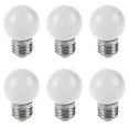 thumbnail image 1 of 6X E27 LED Light White Bulb Plastic Bulb (0.5W Power, White), 1 of 4