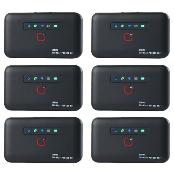 6X E5885 Pocket WiFi Router 4G Mini with Sim Card RJ45 Lan Port Modem LTE 2600MAh