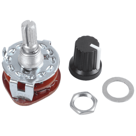 6X Electronic Machine 4P3T 4Pole 3 Position 2 Deck 16 Pin Rotary Switch