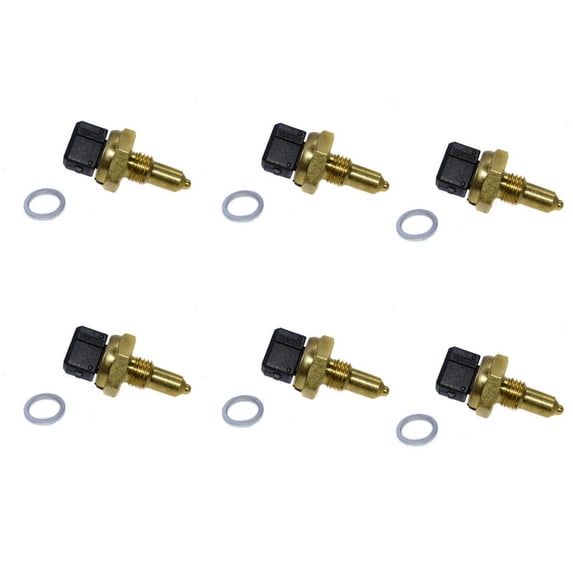 6X Engine Coolant Water Temperature Sensor 13621433076 for 06-13 - X5 335I E90 E92 E60