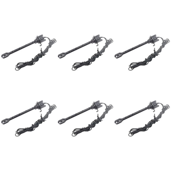 6X Evaporator Air Conditioner Temperature Sensor 6445ZT for,6 x Evaporator Temperature Sensor,black