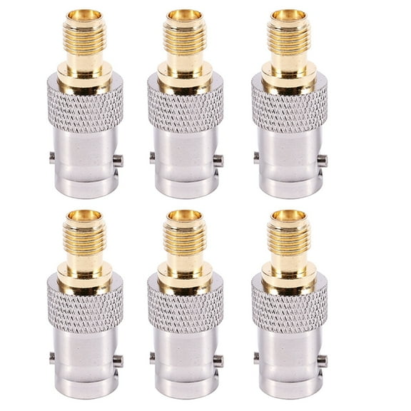 6X F / F RF SMA Female to BNC Female Adapter Antenna Cable RFB-1142
