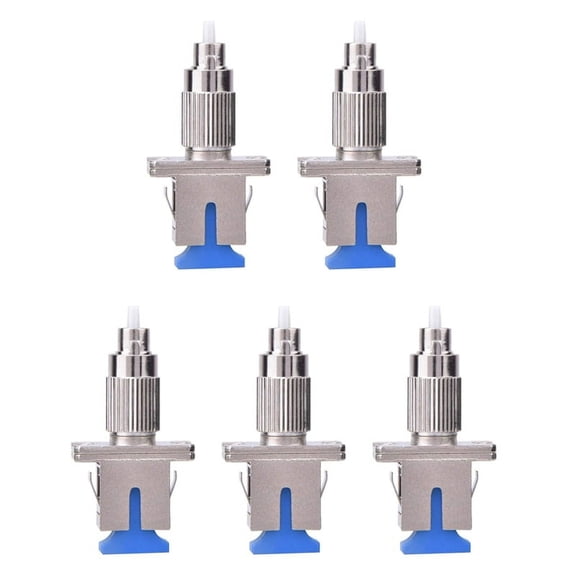 6X FC-SC Single Mode Coupler Hybrid Converter Fiber Optic Adapter for FC Male to SC Female