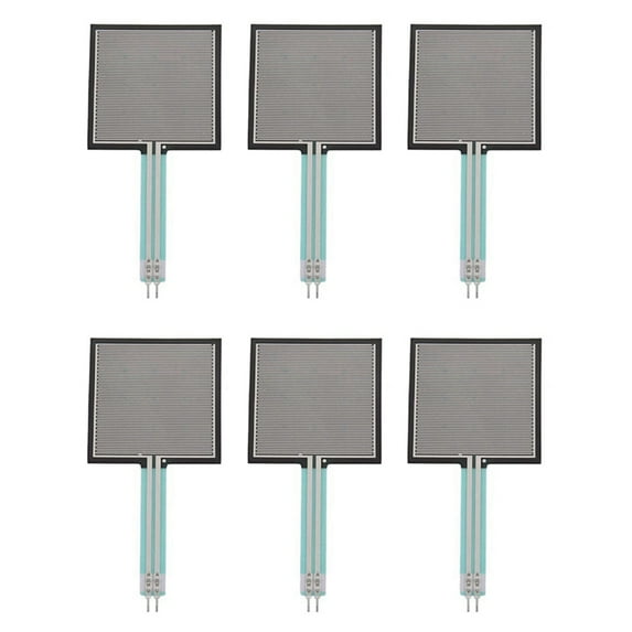 6X FSR406 Force Sensitive Resistor for Smart Seat Force Sensing Resistor Flexible Sensor Module