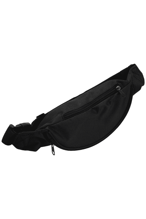 6X Fanny Pack for Women Men Unisex Belt Bag Zipper Pouch Packs Black