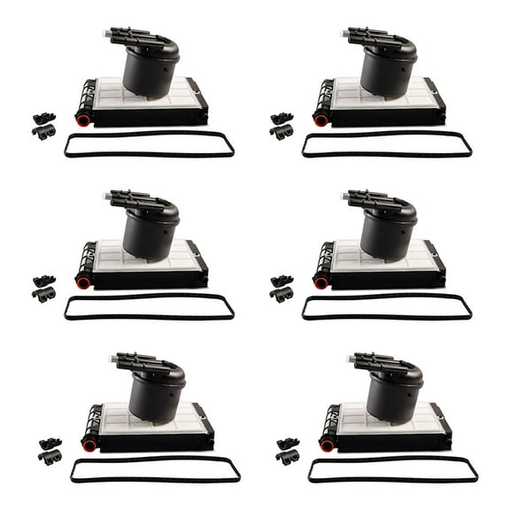 6X For 17-19 Ford F250 Powerstroke 6.7 Diesel Fuel/Water Separator Filter FD4624