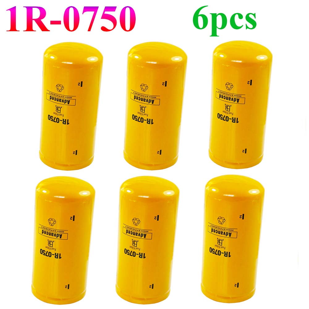 6X Fuel Filter Replacement For Sinister Diesel Fuel Filter Kits 1R0750