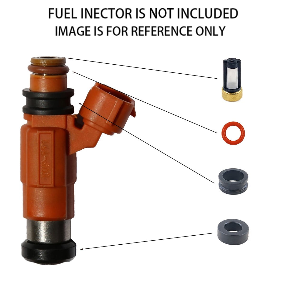 Remanufactured Bosch Fuel Injectors (Set Of 8) 0280155746 – For 1997-1998 Volvo 2.3L, 2.4L, 2.9L