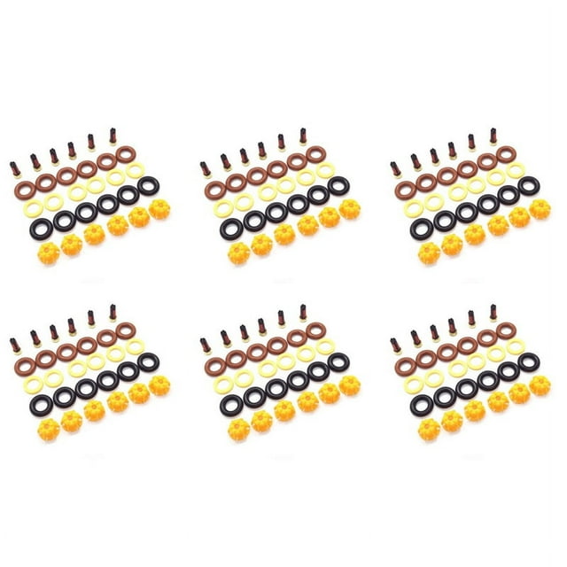 6X Fuel Injector Repair Kit 0280150440 13641703819 for E60 E39 520I