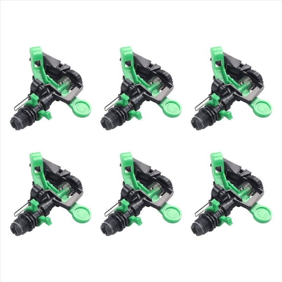 6X Garden Lawn Irrigation Tools Garden Sprinklers Rotating Spray Nozzle Plant Watering Drippers Sprinkler