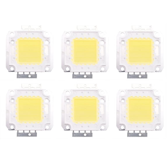 6X High 30W LED Chip Bulb Light Lamp DIY White 2200Lm 6500K