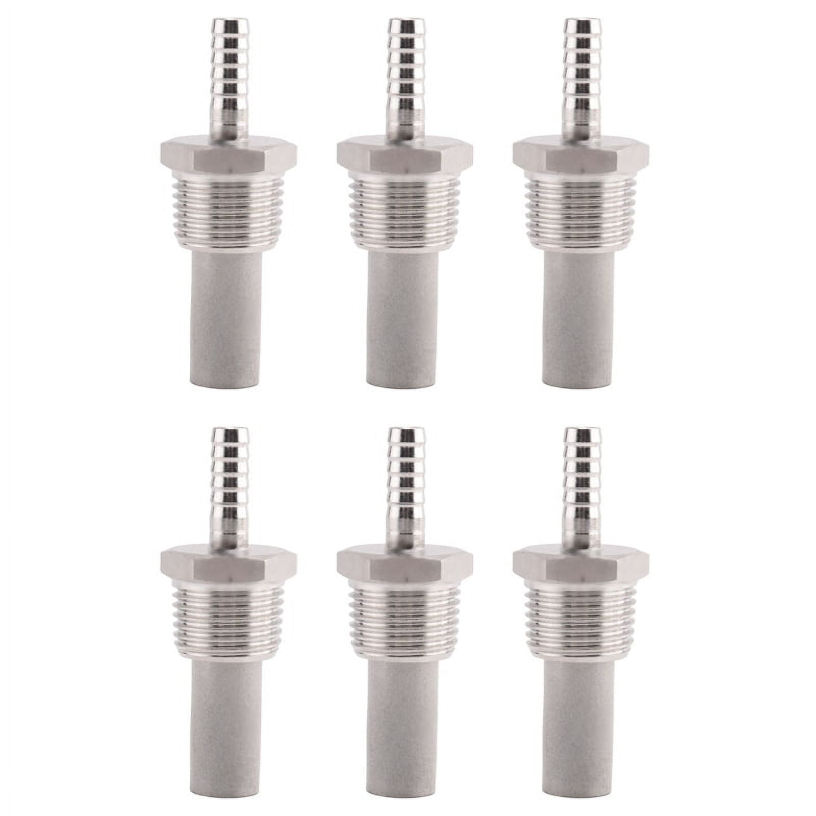 6X Home Brewing Inline Oxygenation Diffusion Stone Aeration Stone 1/2 ...