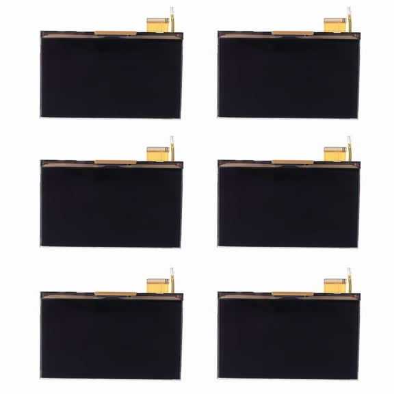 6X LCD Display Screen for PSP3000/ 3000 Replacement Display Screen Total Host Console,6 x LCD Display Screen,black